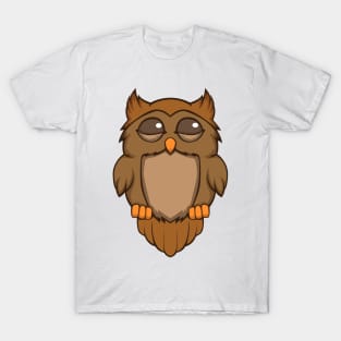 Sleeping Owl  - Cute Owls T-Shirt